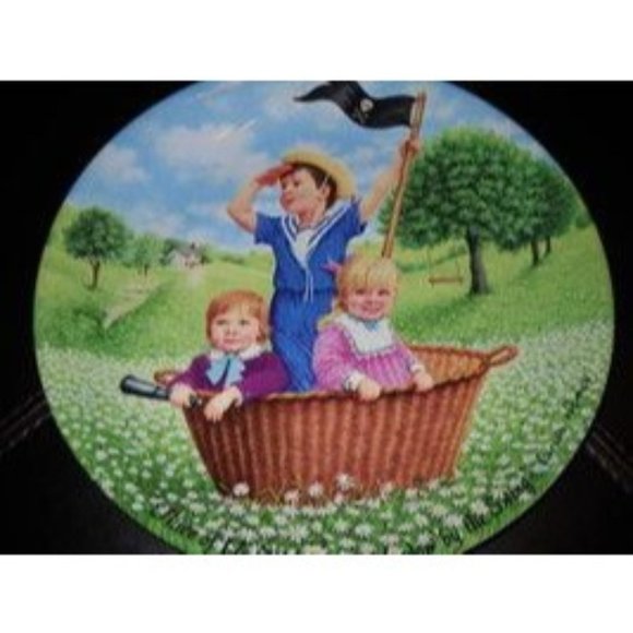 Davenport Treasury of Classic Children's Verse by Linda Worrall 5 Plate Set